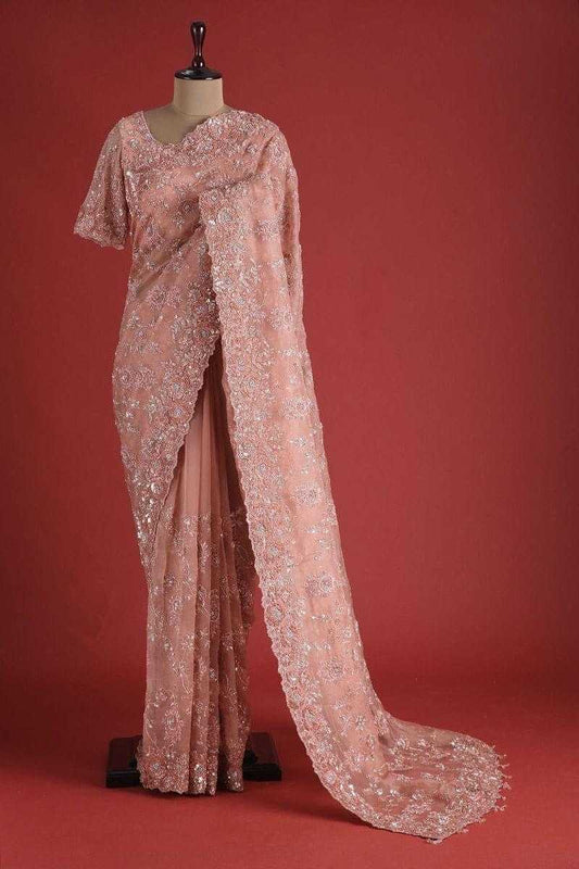 Designer Organza Khadi Silk Sarees